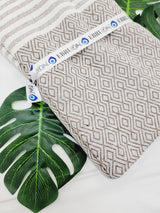 Throw Blanket,Sofa Cover, Cotton Throw Decoration in Brown from EBRU Home