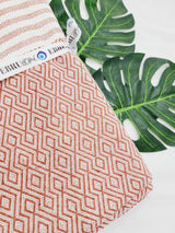 Throw Blanket,Sofa Cover, Cotton Throw Decoration in Tabacco from EBRU Home