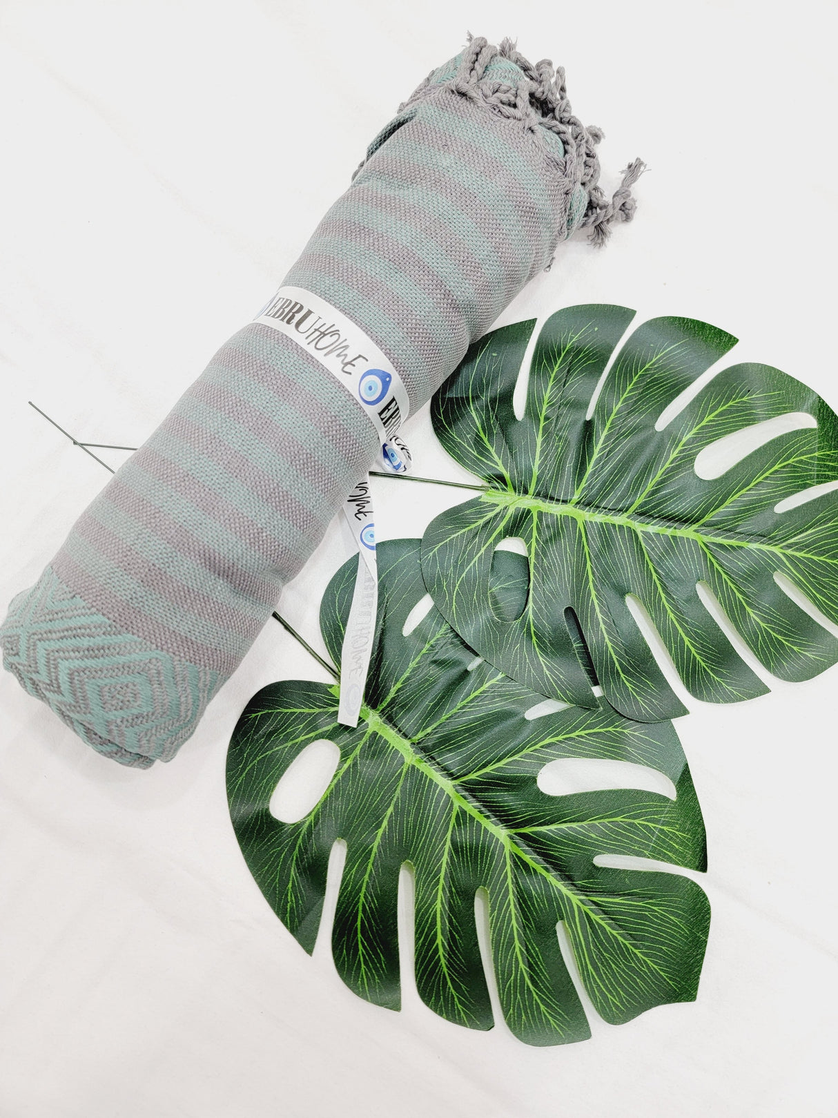 Beach/Bath Sand Free Towels-Easy Carry Quick Dry Thin Towel - Green