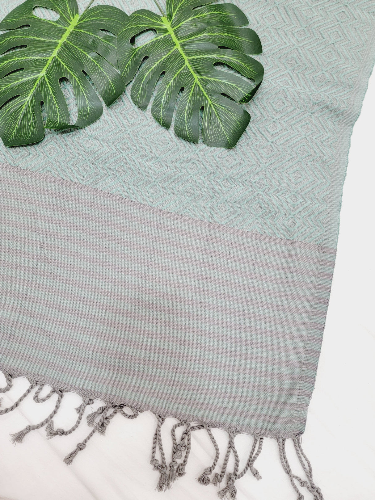 Beach/Bath Sand Free Towels-Easy Carry Quick Dry Thin Towel - Green