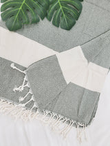 Beach/Bath Sand Free Towels-Easy Carry Quick Dry Thin Towel- Green