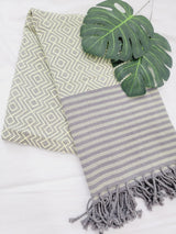 Beach/Bath Sand Free Towels-Easy Carry Quick Dry Thin Towel - Lemon