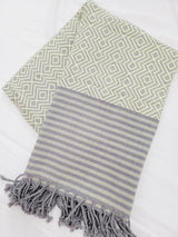 Beach/Bath Sand Free Towels-Easy Carry Quick Dry Thin Towel - Lemon