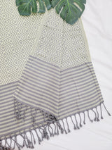 Beach/Bath Sand Free Towels-Easy Carry Quick Dry Thin Towel - Lemon