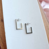 Luxe Silver Goldi Hoops from Spiffy & Splendid