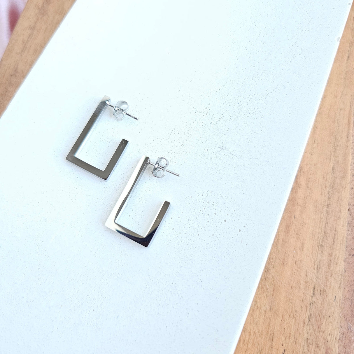 Luxe Silver Goldi Hoops from Spiffy & Splendid