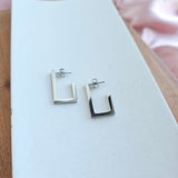 Luxe Silver Goldi Hoops from Spiffy & Splendid