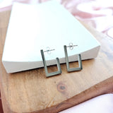 Luxe Silver Goldi Hoops from Spiffy & Splendid