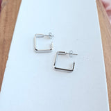 Luxe Silver Kamora Hoops from Spiffy & Splendid