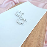 Luxe Silver Kamora Hoops from Spiffy & Splendid