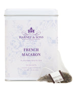 French Macaron, Tin of 20 Sachets from Harney & Sons Fine Teas