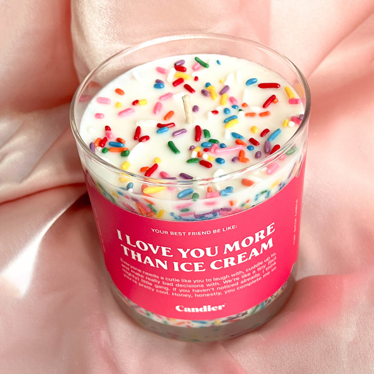 I LOVE YOU MORE THAN ICE CREAM CANDLE from Ryan Porter