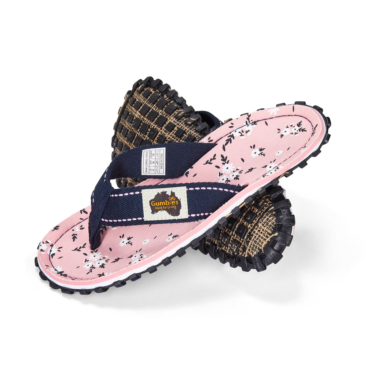 Islander Flip-Flops - Women's - Ditsy from Gumbies USA