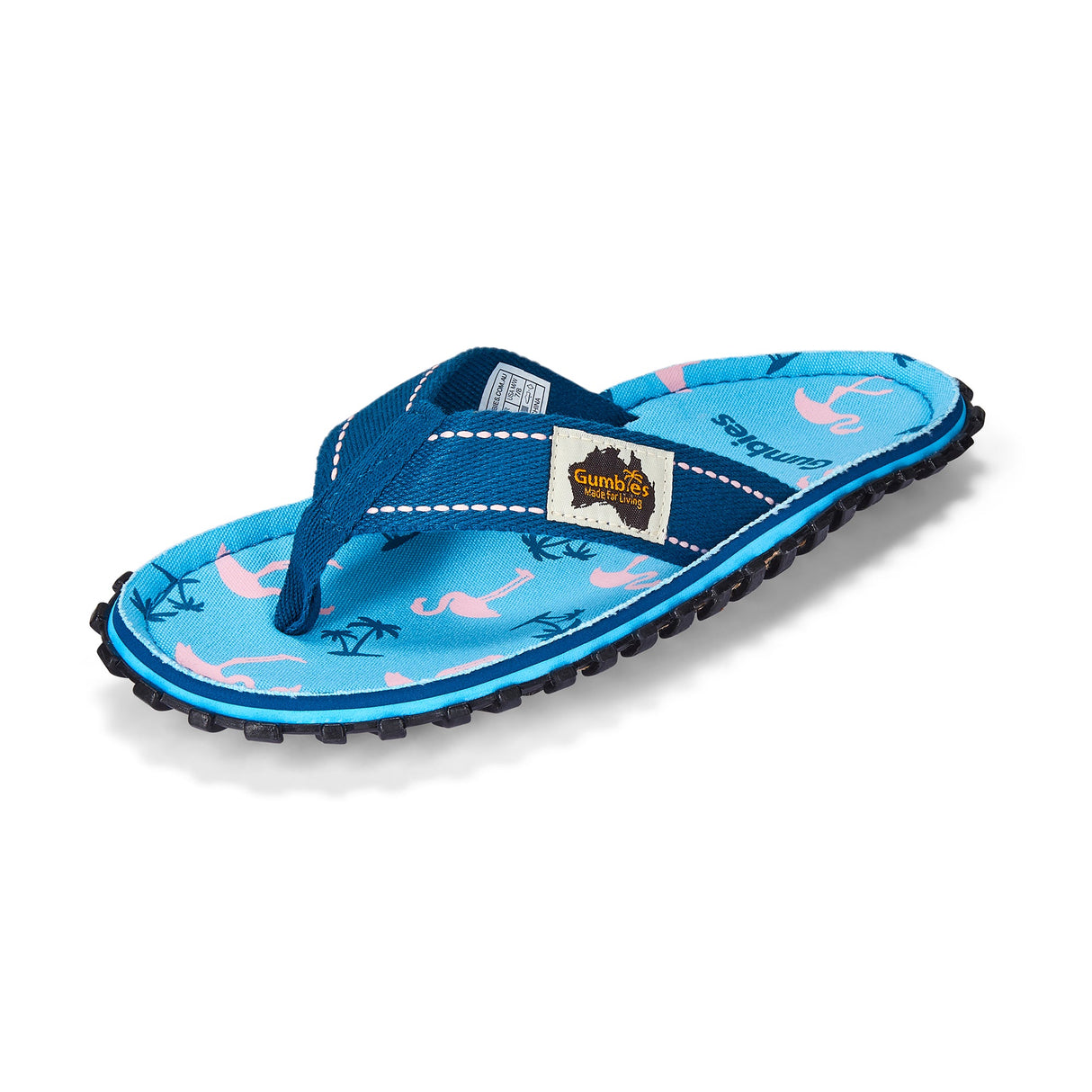 Islander Flip-Flops - Men's - Flamingo Islands from Gumbies USA