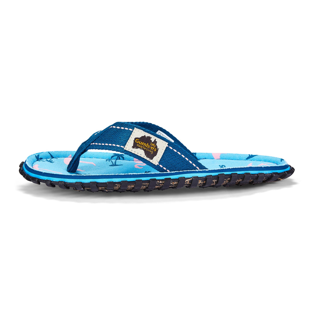 Islander Flip-Flops - Women's - Flamingo Islands from Gumbies USA