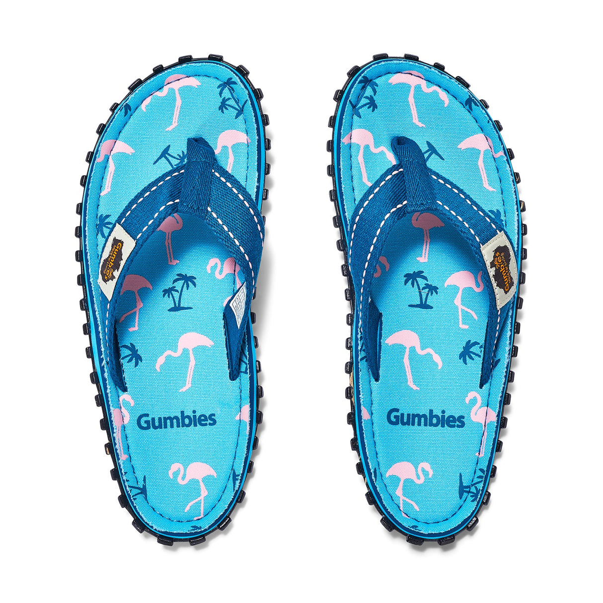 Islander Flip-Flops - Men's - Flamingo Islands from Gumbies USA