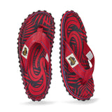 Islander Flip-Flops - Women's - Red G from Gumbies USA