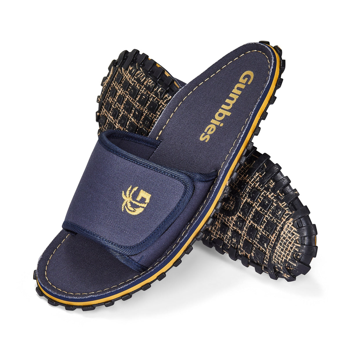 Strider Sliders - Men's - Navy From Gumbies USA