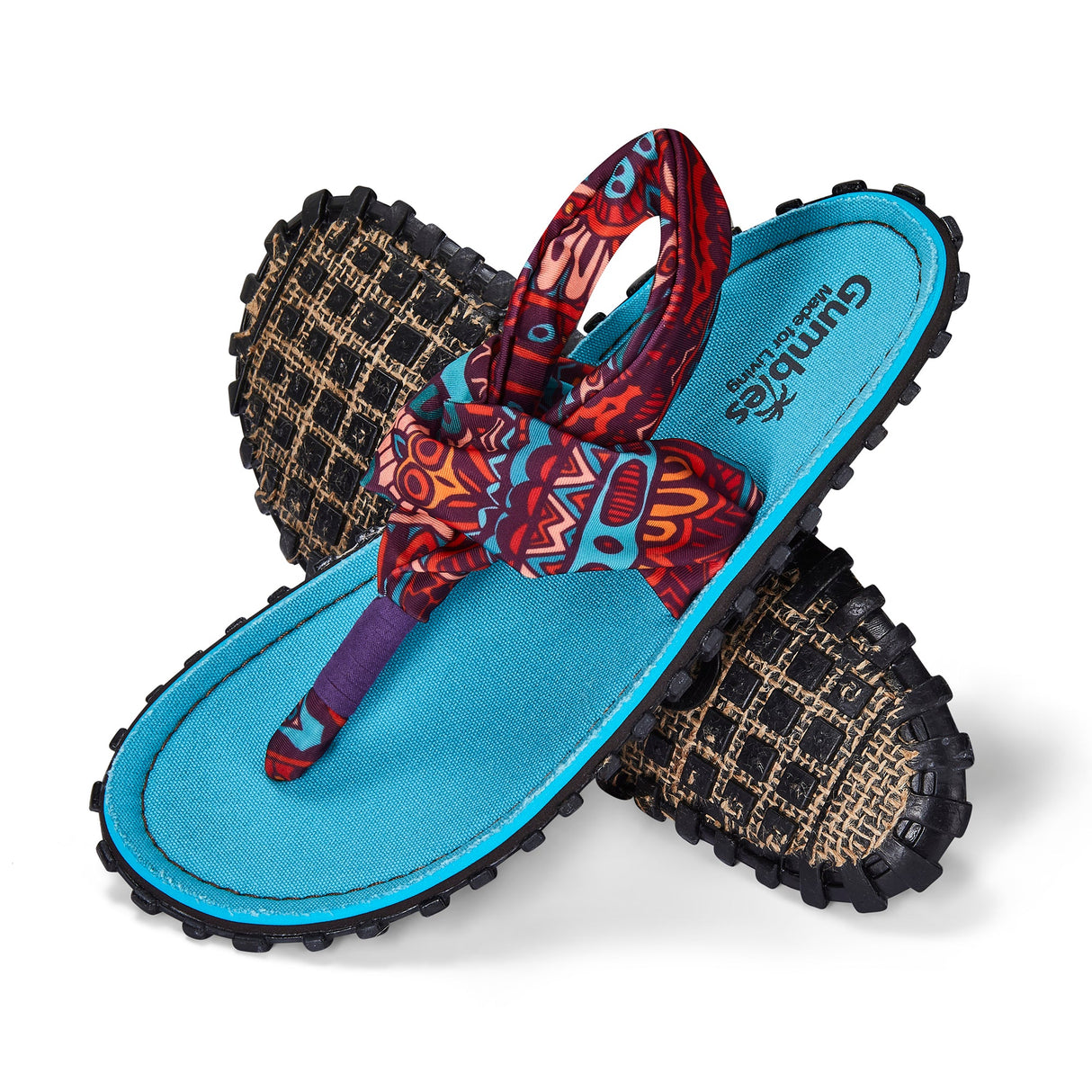 Slingbacks - Women's - Turquoise Vintage from Gumbies USA