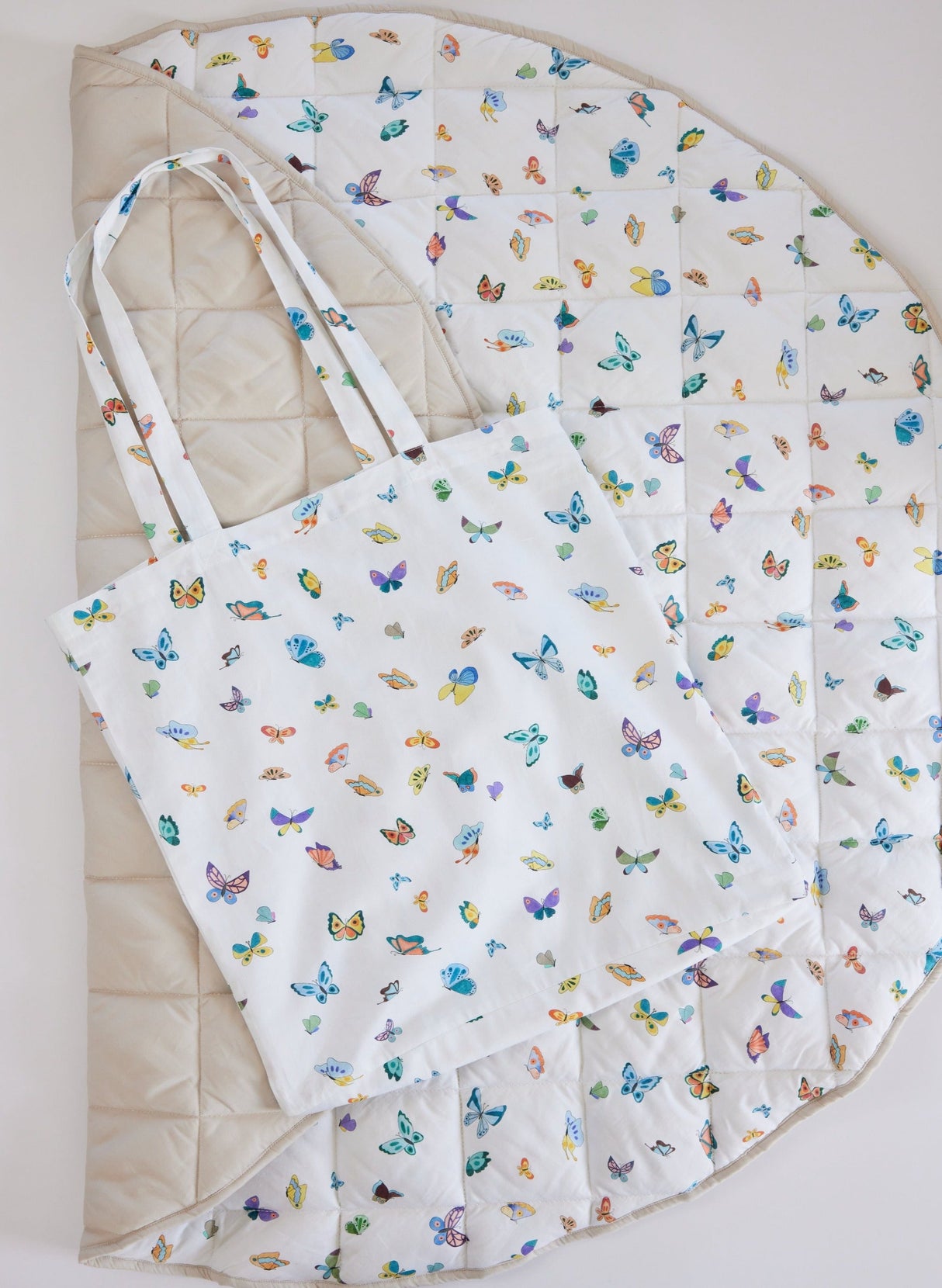 Madame Butterfly Play Mat and Tote from Timo & Violet