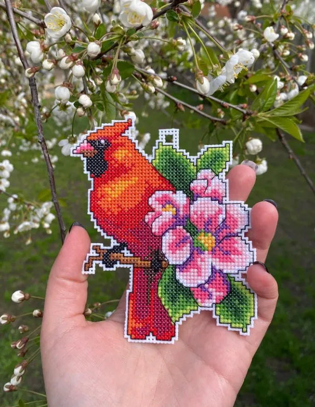 Birds 118CS Counted Cross-Stitch Kit From Wizardi