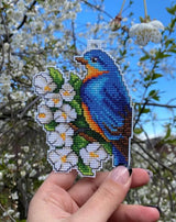 Birds 118CS Counted Cross-Stitch Kit From Wizardi