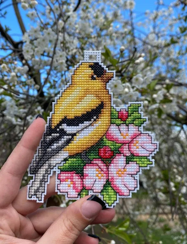 Birds 118CS Counted Cross-Stitch Kit From Wizardi