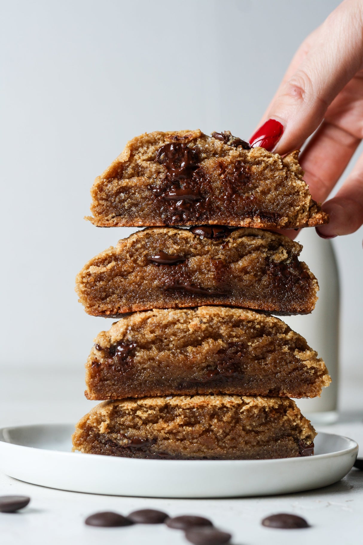 Vegan Chocolate Chip Cookies from Sweet Addison's