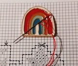 Rainbow Magnetic Needle Minder F07M10-5 Rainbow From Wizardi