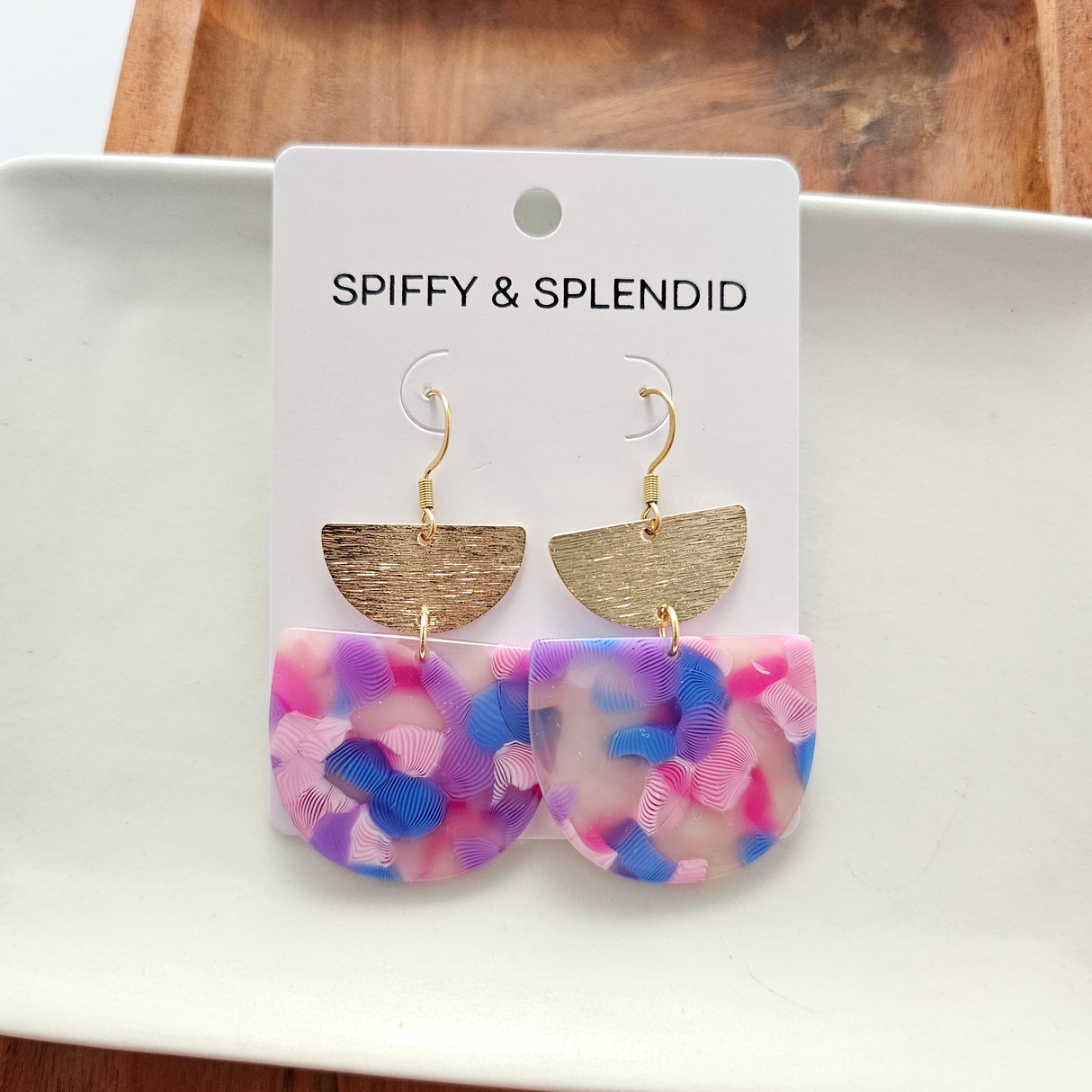 Harper Earrings - Cotton Candy from Spiffy & Splendid