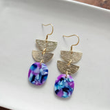 Elena Earrings - Purple Party from Spiffy & Splendid
