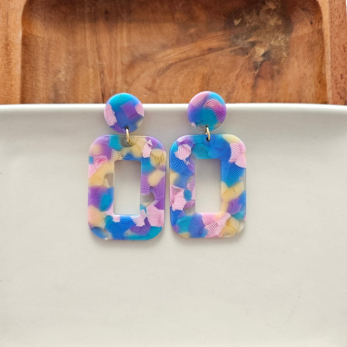 Margot Earrings - Watercolor from Spiffy & Splendid