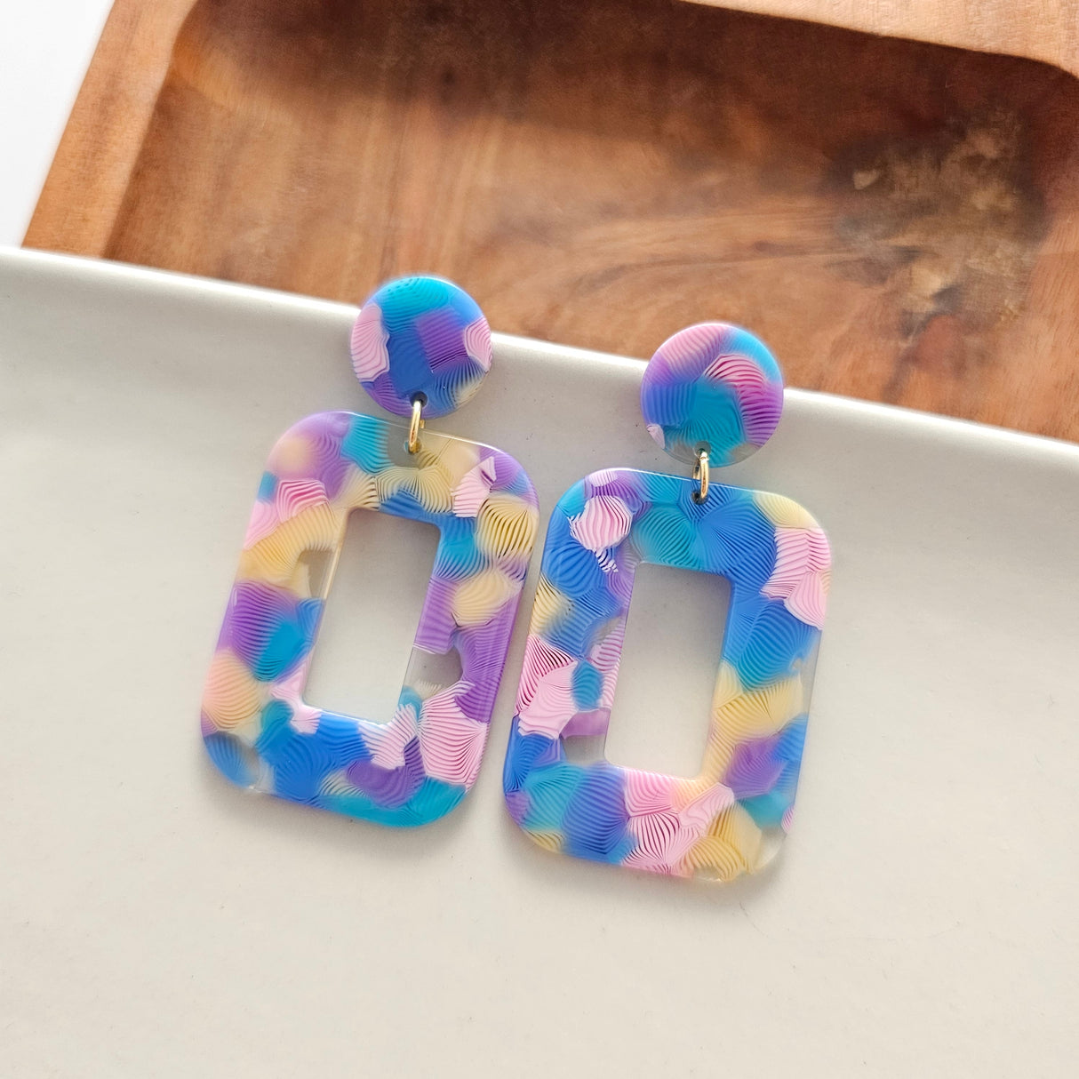 Margot Earrings - Watercolor from Spiffy & Splendid