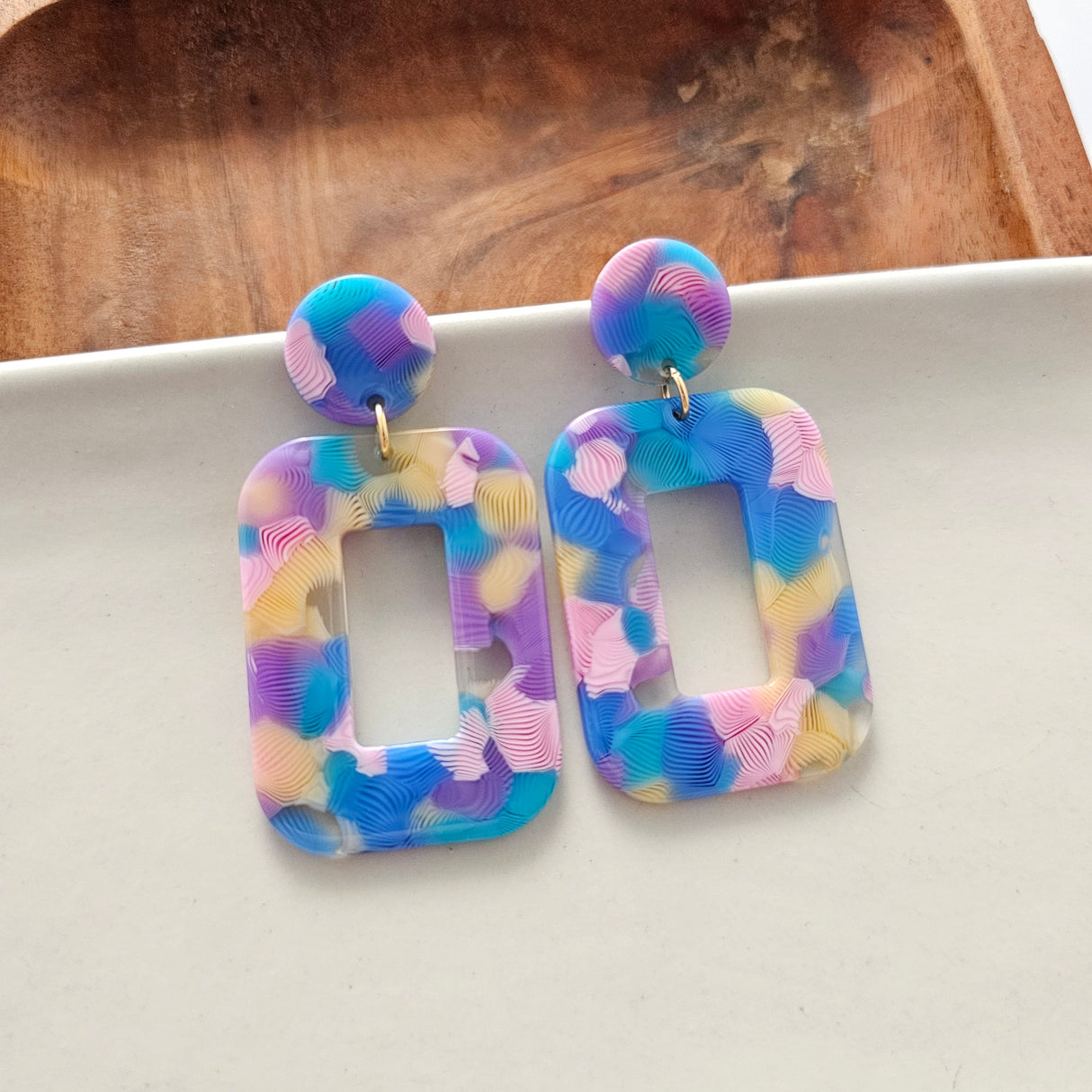 Margot Earrings - Watercolor from Spiffy & Splendid