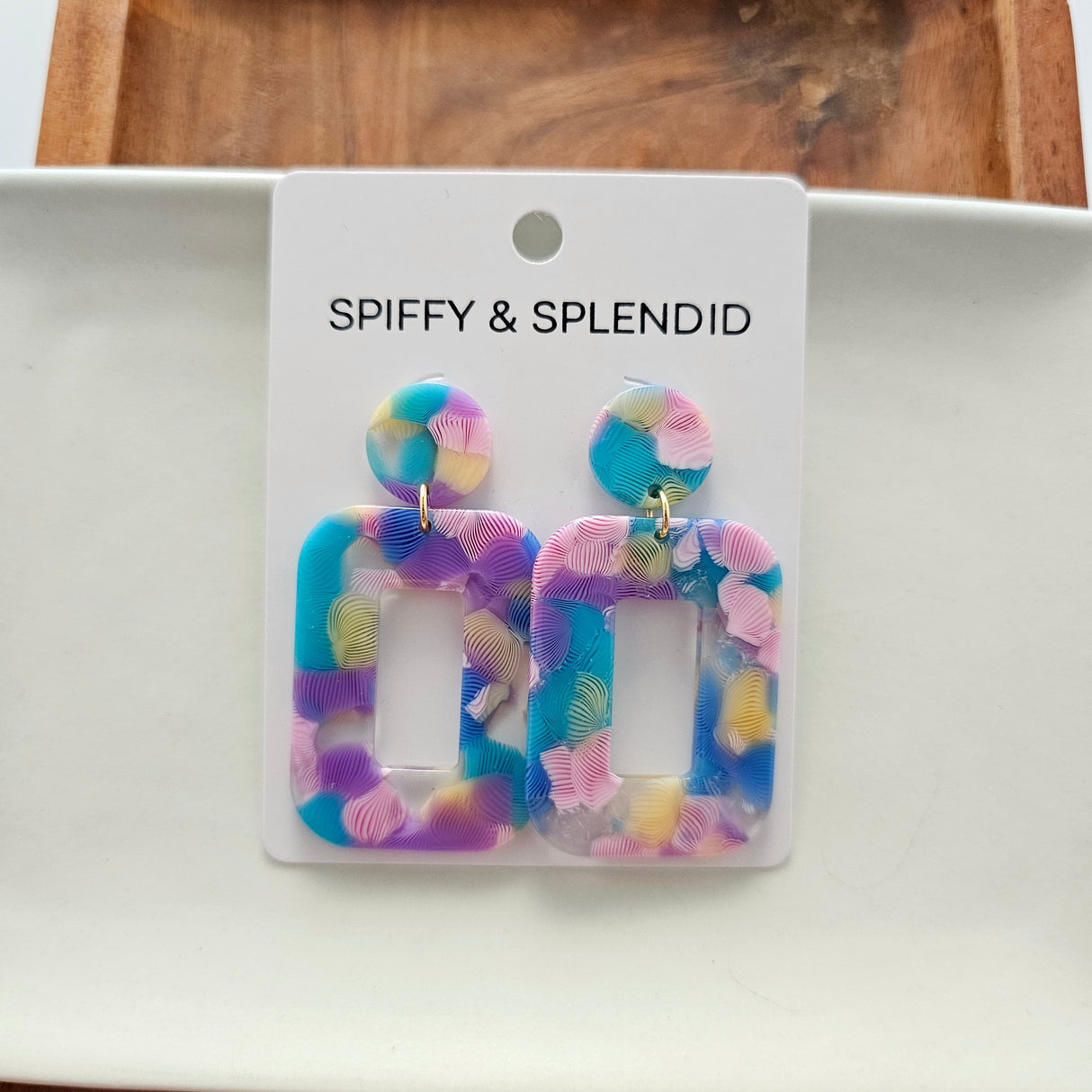 Margot Earrings - Watercolor from Spiffy & Splendid