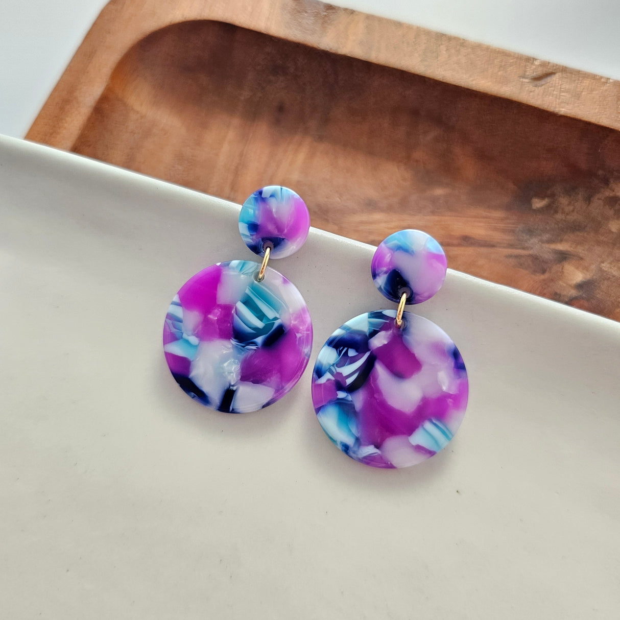 Addy Earrings - Purple Party from Spiffy & Splendid
