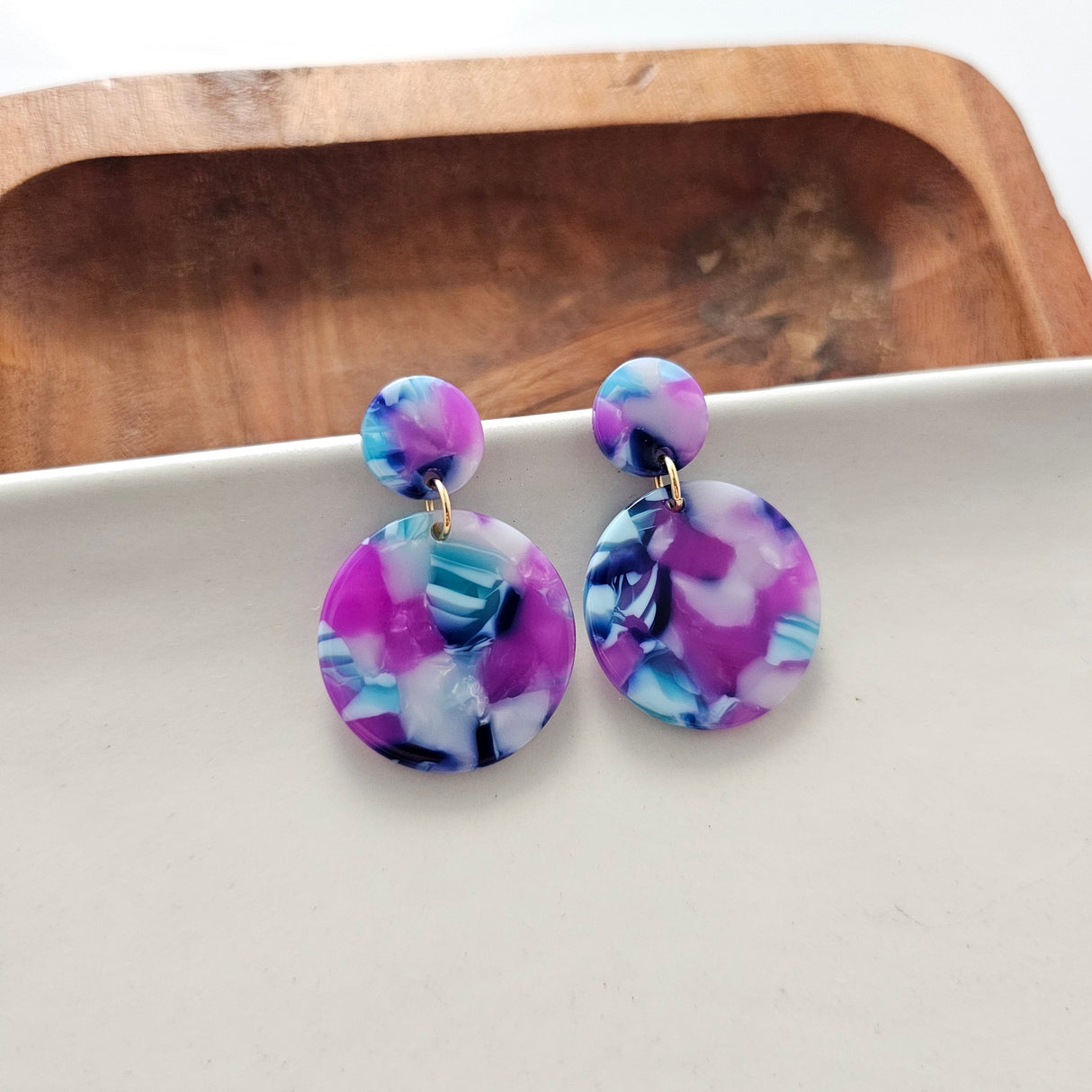 Addy Earrings - Purple Party from Spiffy & Splendid