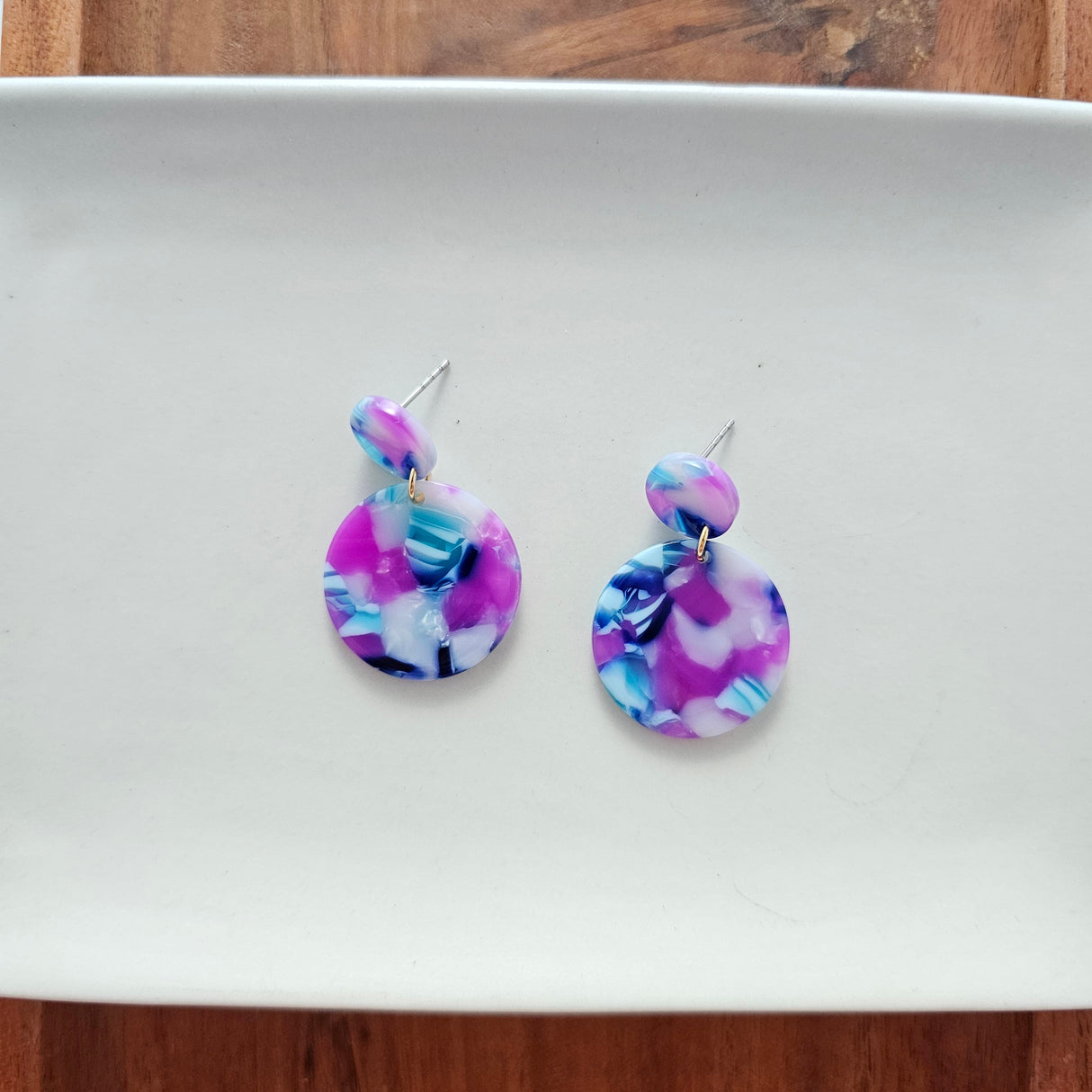 Addy Earrings - Purple Party from Spiffy & Splendid