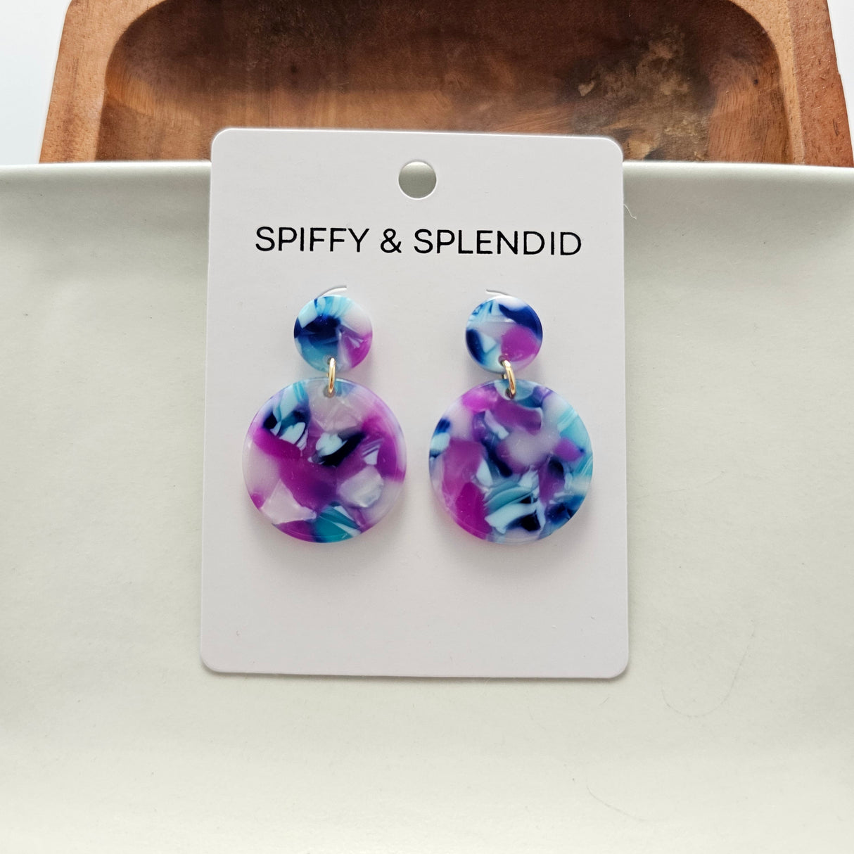 Addy Earrings - Purple Party from Spiffy & Splendid
