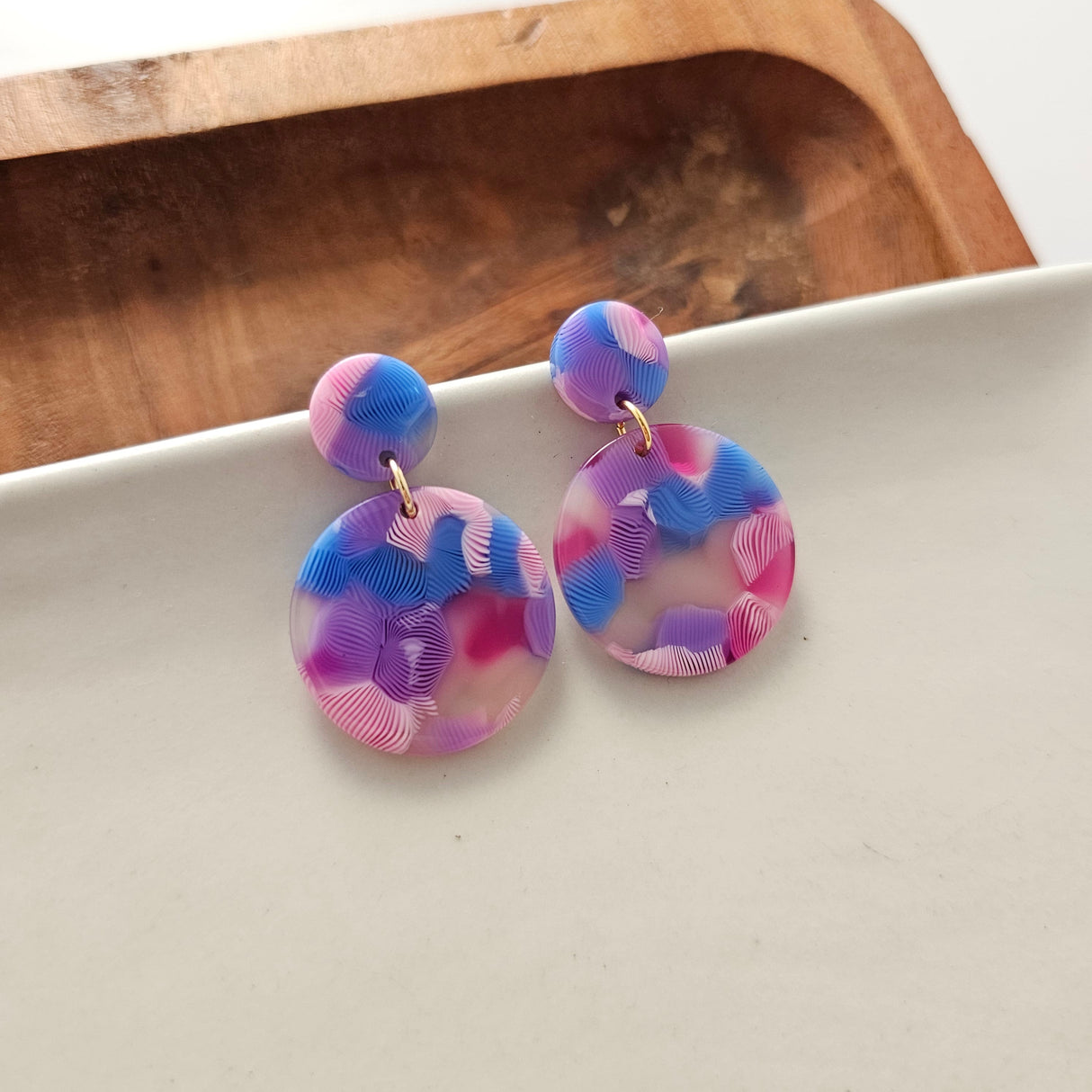 Addy Earrings - Cotton Candy from Spiffy & Splendid