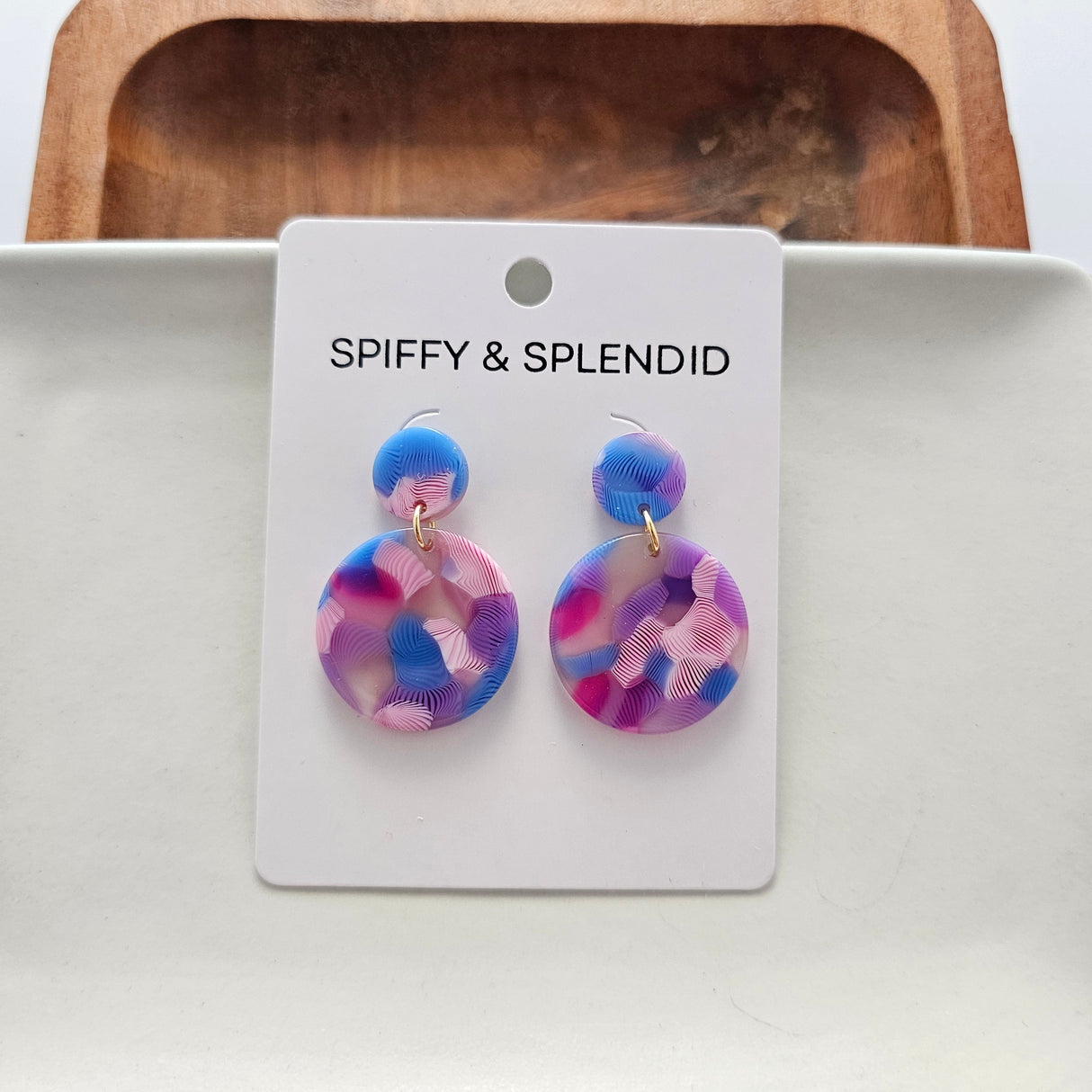 Addy Earrings - Cotton Candy from Spiffy & Splendid