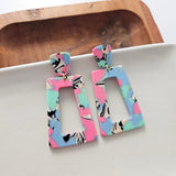 Avery Earrings - 80's Pastel from Spiffy & Splendid