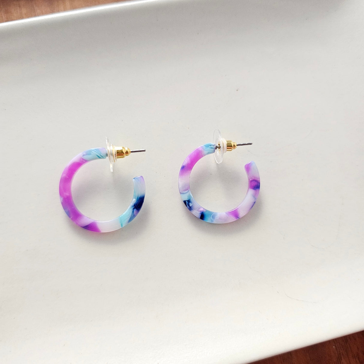 Cam Mini Hoops - Purple Party from Spiffy & Splendid
