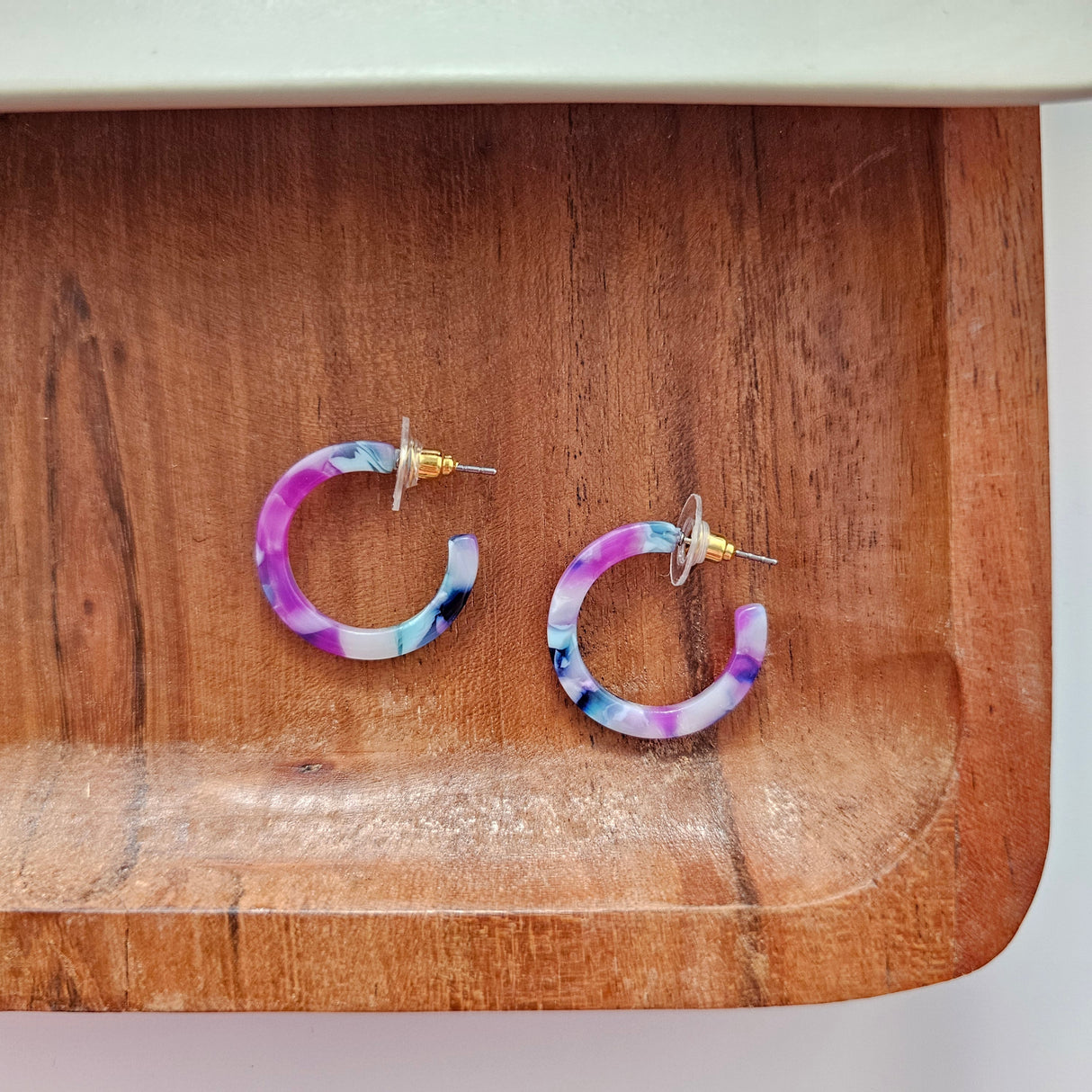 Cam Mini Hoops - Purple Party from Spiffy & Splendid