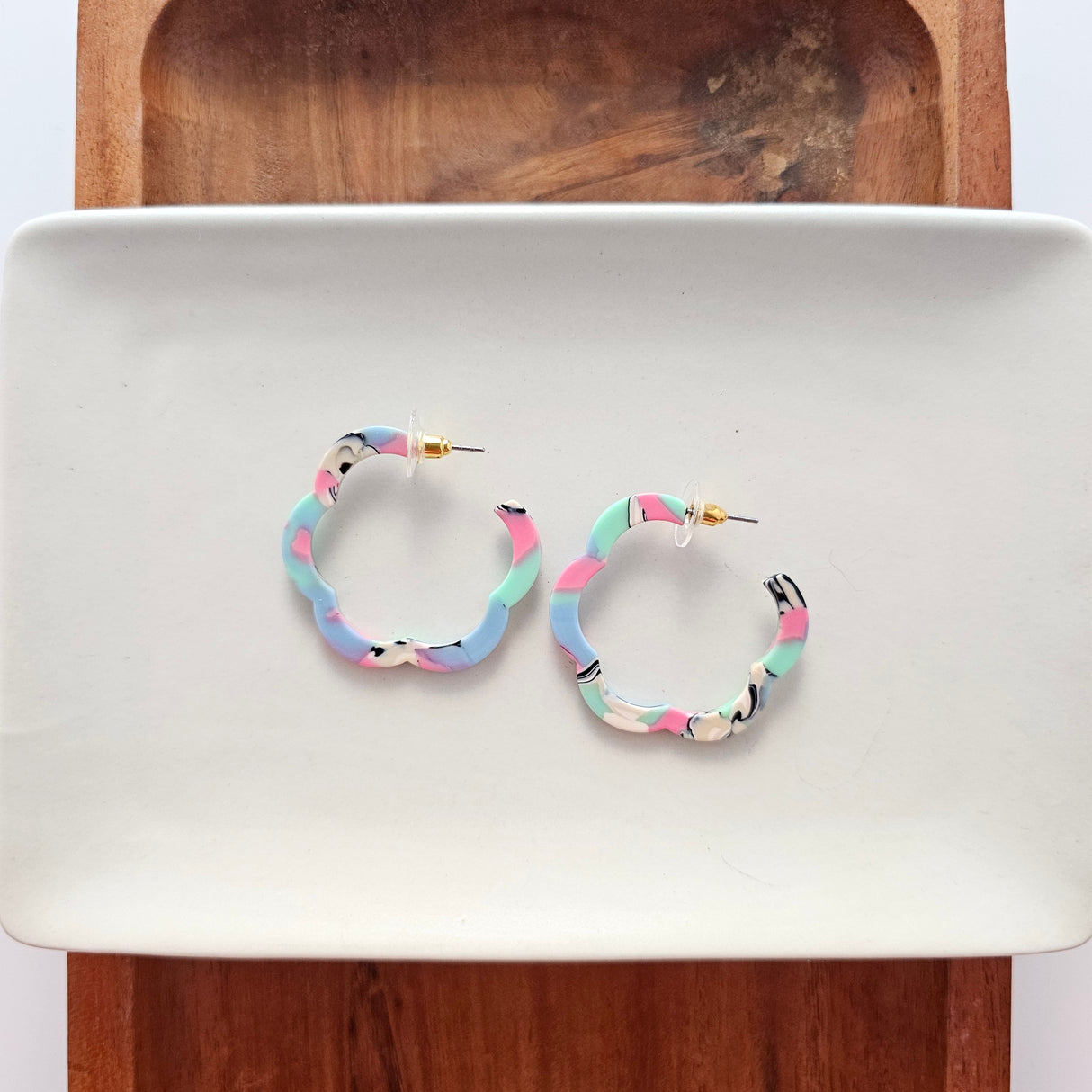 Posey Hoops - 80's Pastels from Spiffy & Splendid
