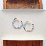 Posey Hoops - 80's Pastels from Spiffy & Splendid