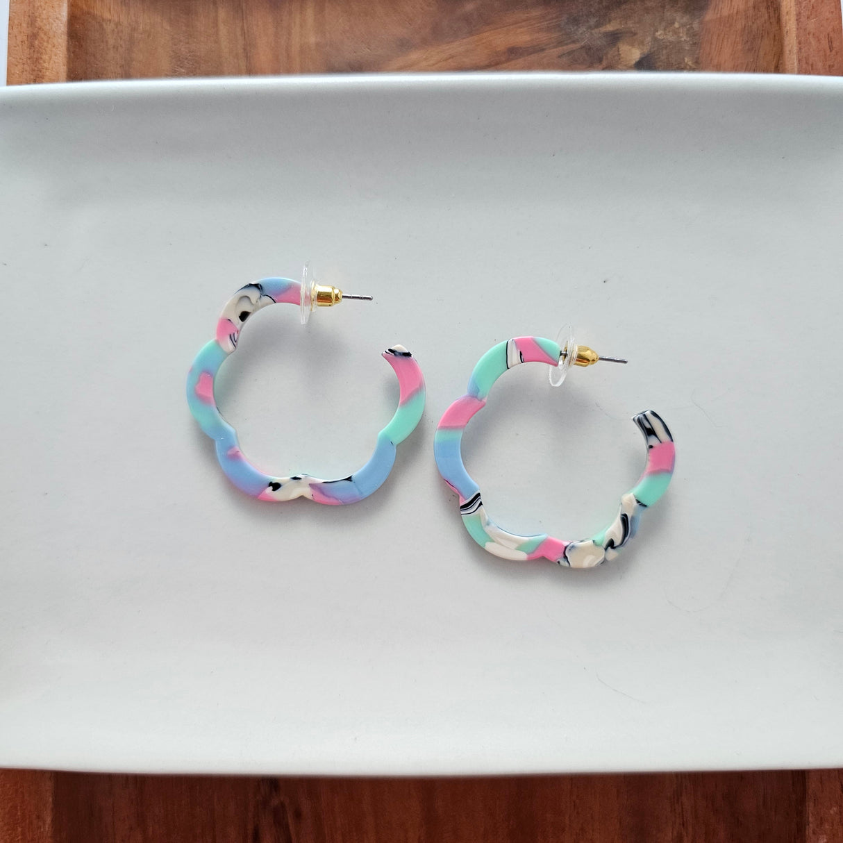 Posey Hoops - 80's Pastels from Spiffy & Splendid