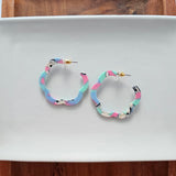 Posey Hoops - 80's Pastels from Spiffy & Splendid
