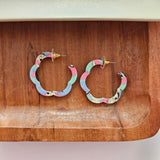 Posey Hoops - 80's Pastels from Spiffy & Splendid