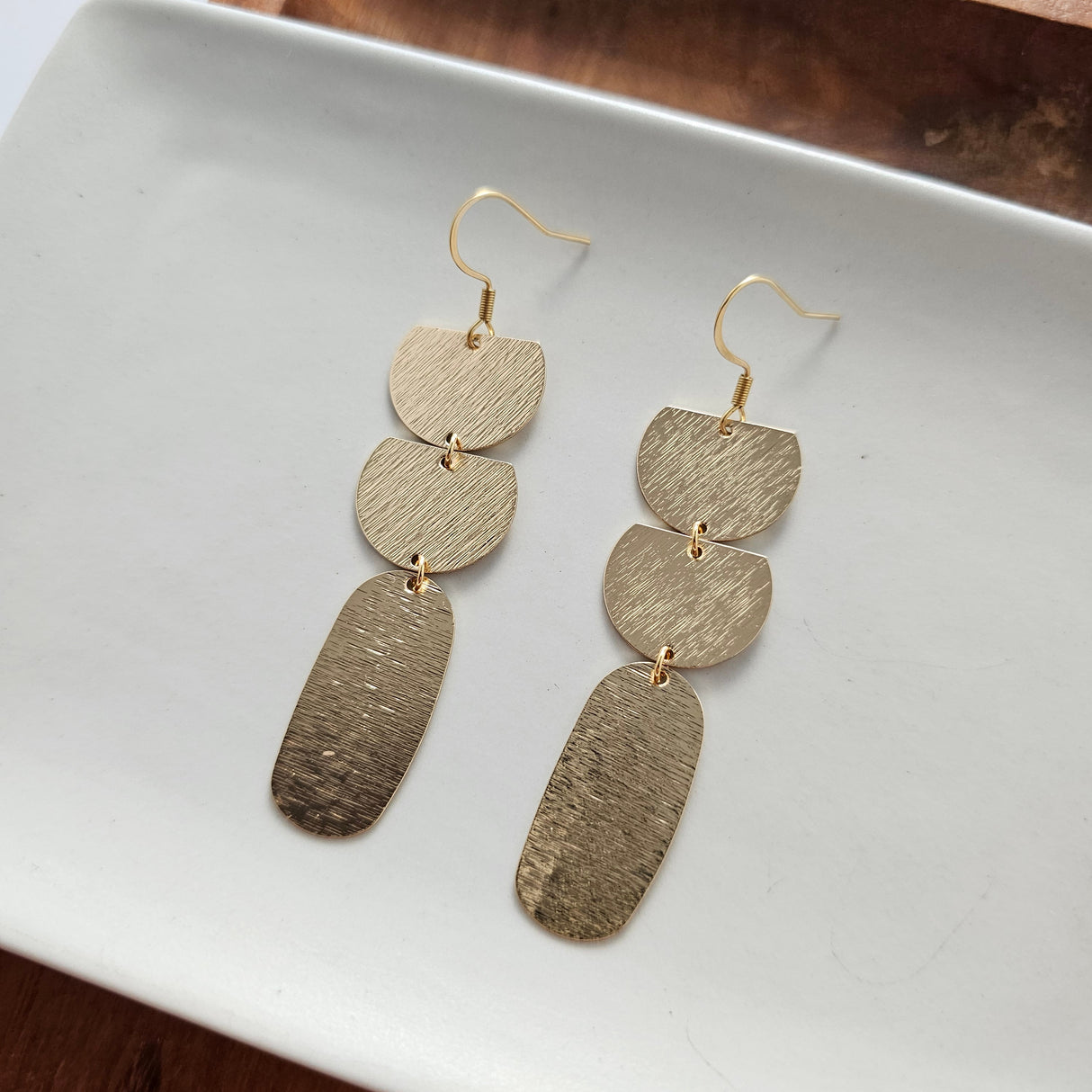 Elizabeth Earrings - Gold from Spiffy & Splendid